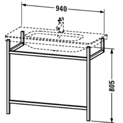 Billig Duravit Durastyle DS988304377 Benställning